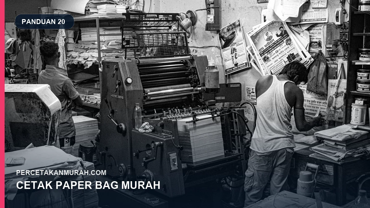 Cetak Paper Bag Murah untuk Retail, Event, dan Hampers