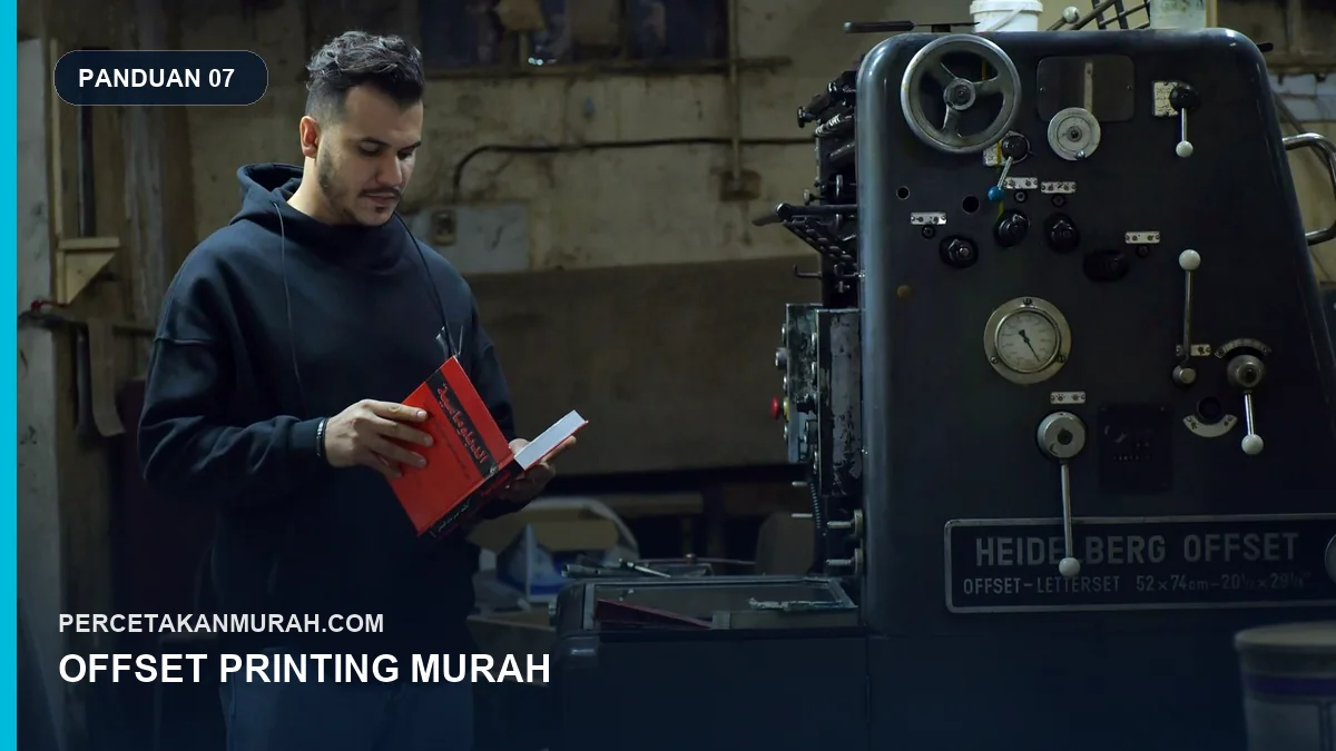 Offset Printing Murah untuk Produksi Banyak dan Warna Konsisten